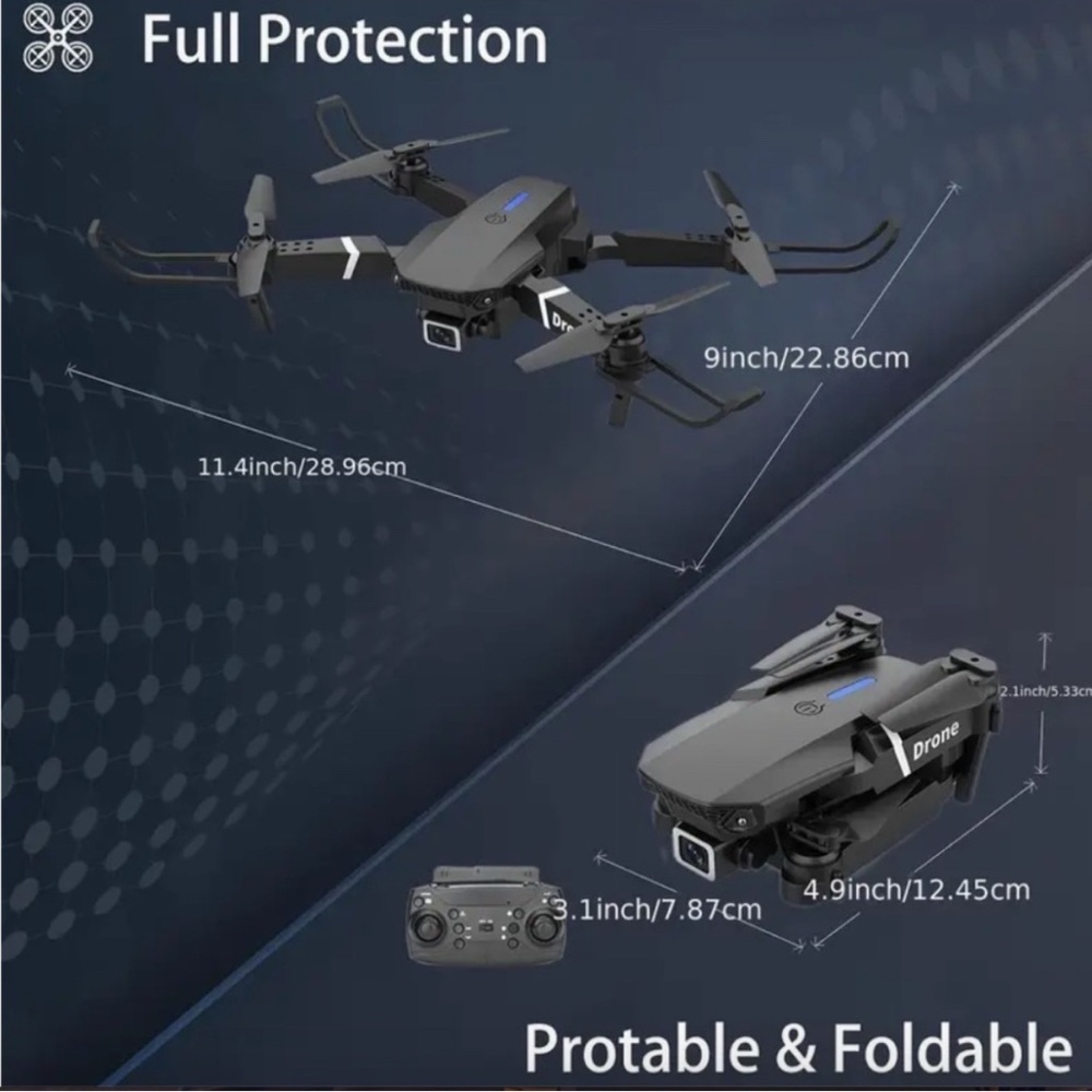 G315 4K Foldable Quadcopter Drone w/ Voice & Gesture Control 🎮 - Picture 3 of 4